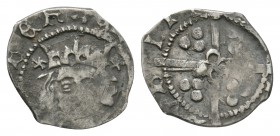 World Coins - Ireland - Edward IV - Dublin - Long Cross Penny
1472-1478 AD. Light coinage. Obv: facing bust with mullet each side by crown +ED[ ]SEH ...