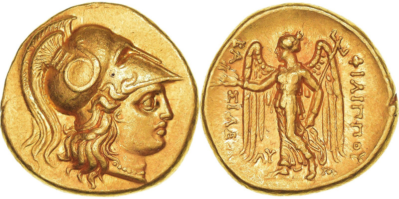 Kingdom of Macedonia, Philip III, Stater, 323-317 BC, Babylon, Gold, NGC
Head o...