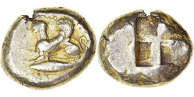 Mysia, Stater, 550-450 BC, Cyzicus, Rare, Electrum, NGC, VF(30-35)