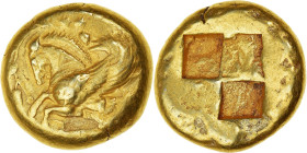 Mysia, Stater, 480-450 BC, Lampsakos, Rare, Electrum, NGC, VF(30-35)