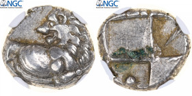 Thrace, Hemidrachm, ca. 386-338 BC, Chersonesos, Silver, NGC, XF, HGC:3.2 1437