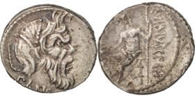Vibia, Denarius, 48 BC, Rome, Silver, AU(55-58), Crawford:449/1b