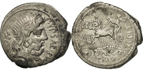 Plautia, Denarius, 60 BC, Rome, Silver, EF(40-45), Crawford:420/1a