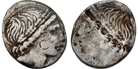 Memmia, Denarius, 109-108 BC, Rome, Brockage, Silver, EF(40-45), Crawford:304/1