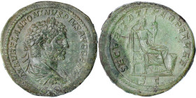 Caracalla, Sestertius, 214-217, Rome, Bronze, AU(55-58), RIC:573A