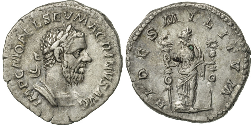Macrinus, Denarius, 217-218, Rome, Silver, AU(50-53), RIC:66
Bust of Macrinus, ...