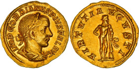 Gordian III, Aureus, 241-243, Rome, Gold, AU(50-53), RIC:108