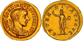 Coin, Gordian III, Aureus, 241-243, Rome, MS(60-62), Gold, RIC:97