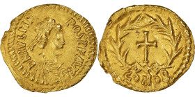 Julius Nepos, Tremissis, 474-475, Uncertain mint, Extremely rare, Gold