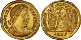 Jovian, Solidus, 363-364, Antioch, Gold, MS(60-62), Cohen:8, RIC:VIII-223