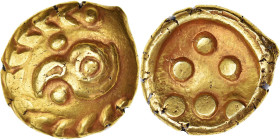 Coin, Central Europe, Vindelici, Stater, 150-50 BC, Pedigree, AU(50-53), Gold