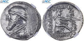 Kingdom of Parthia, Mithradates II, Drachm, ca. 121-91 BC, Rhagae, Silver