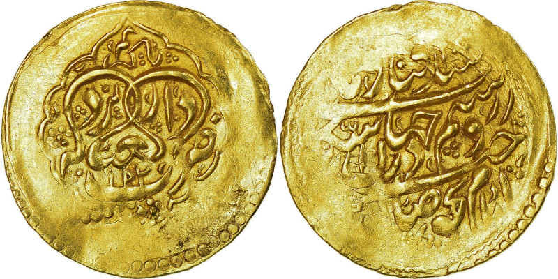 Zand dynasty, Muhammad Karim Khan, 1/4 Mohur, AH 1192 (1778), Yazd, Gold
Captio...