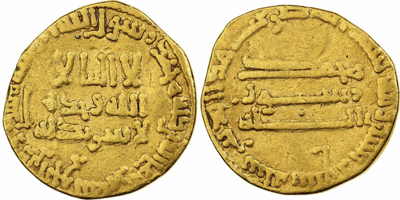 Abbasid Caliphate, al-Mahdi, Dinar, AH 167/783-784, Gold, VF(30-35)
No mint, bu...