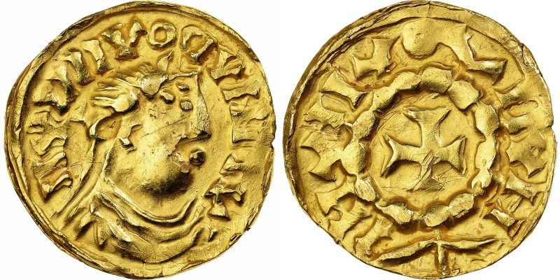 Frisia, Solidus, 830-850, Imitation of Louis the Pious, Gold, EF(40-45)
Degener...