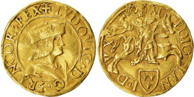 Duchy of Milan, Louis XII, Double Ducat d'or, 1499-1512, Milan, Gold, EF(40-45)