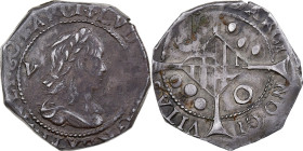 Principality of Catalonia, Louis XIII, 5 Sous, 1641-1643, Barcelona, Silver