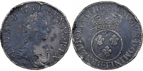 France, Louis XV, Ecu Vertugadin, 1716, Nantes, réformé, Silver, VF(30-35)