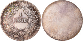 French Indochina, Piastre, 1931, Paris, Reverse uniface pattern, Silver, MS(63)