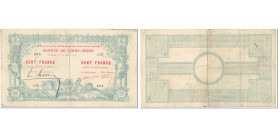 Banknote, New Caledonia, 100 Francs, 1914, 1914-03-11, KM:17, VF(20-25)