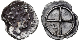 Massalia, Obol, ca. 410-380 BC, Massalia, Silver, EF(40-45)