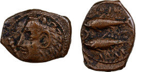 Iberia, Bronze Æ, ca 218-195 BC, Bronze, VF(30-35)