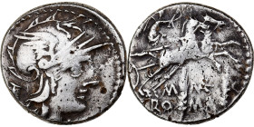 Marcia, Denarius, 134 BC, Rome, Silver, VF(30-35), Crawford:245/1