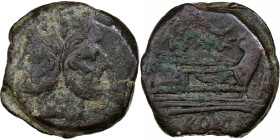 Saufeia, As, 152 BC, Rome, Bronze, F(12-15)