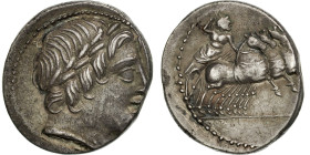 Denarius, 86 BC, Rome, Silver, AU(55-58), Crawford:350A/2