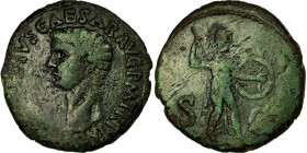 Claudius, Dupondius, 41-50, Rome, Bronze, VF(30-35), RIC:100