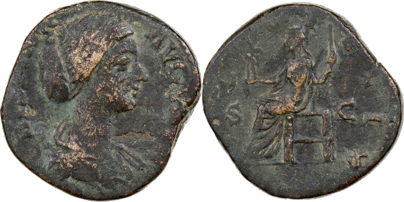 Crispina, Sestertius, 178-191, Rome, Bronze, VF(20-25), RIC:673
Bust of Crispin...