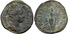 Julia Mamaea, Sestertius, 222-235, Rome, Bronze, EF(40-45), RIC:676
