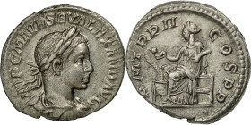 Severus Alexander, Denarius, 223, Rome, Silver, AU(55-58), RIC:32