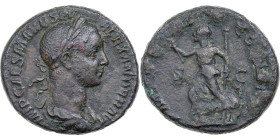 Severus Alexander, As, 226-227, Rome, Bronze, VF(30-35)