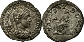 Severus Alexander, Denarius, 222-228, Rome, Silver, AU(55-58), RIC:178d