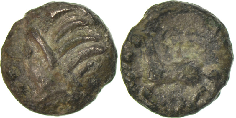 Pictones, Santones, Obol, 2nd-1st century BC, Billon, EF(40-45), Delestrée:3701...