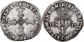 France, Henri IV, 1/4 Ecu, 1603, Bayonne, Silver, EF(40-45), Gadoury:597