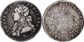 France, Louis XVI, 1/10 Écu aux branches d'olivier, 1786, Orléans, Silver