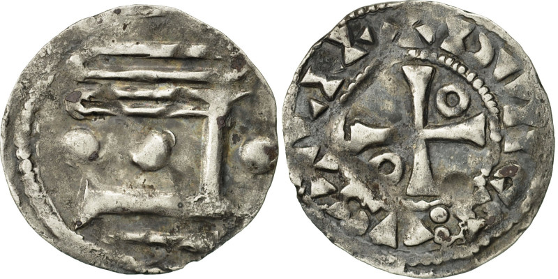 Viscounty of Châteaudun, Anonymous, Denier, 1130-1160, Châteaudun, Silver
Bleso...