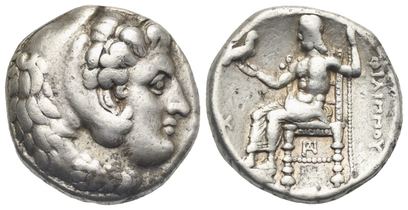 KINGS OF MACEDON. Philip III Arrhidaios, 323-317 BC. Tetradrachm (Silver, 24.48 ...