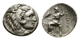 KINGS OF MACEDON. Philip III Arrhidaios, 323-317 BC. Drachm (Silver, 17.9 mm, 4.27 g) ‘Teos’ circa 323-319 BC, struck under Menander or Kleitos, in th...