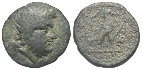 CRETE. Cnossos. Pseudo-autonomous issue struck during the Roman Republic. Time of magistrate Kydas, under Cleopatra VII, circa 40-30 BC. Bronze (Bronz...