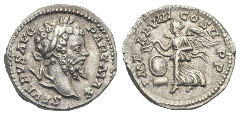 Septimius Severus, 193-211. Denarius (Silver, 18.85 mm, 3.30 g). Rome, 100. SEVE...