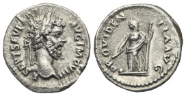 Septimius Severus, 193-211. Denarius (Silver, 20.42 mm, 3.31 g). Laodicea, circa 196-197. L SEPT SEV PERT AVG IMP VIII Laureate head right. Rev. PROVI...