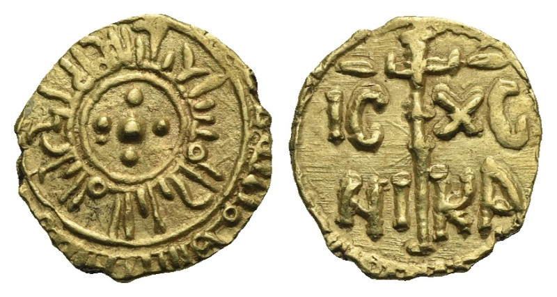 ITALY. Sicily. Guglielmo II il Buono (the Good), 1166-1189. Tarì (Gold, 11.37 mm...