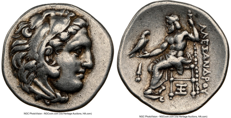 MACEDONIAN KINGDOM. Alexander III the Great (336-323 BC). AR drachm (19mm, 10h)....