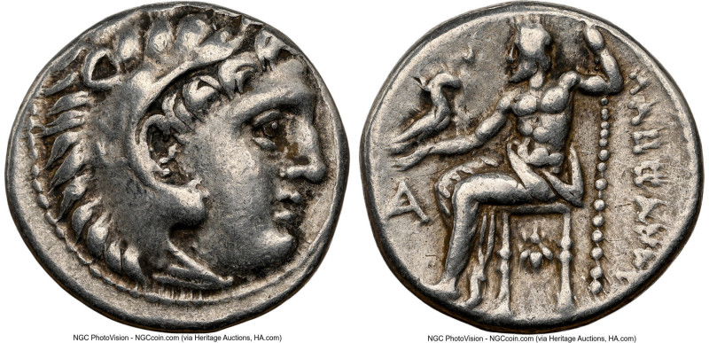 MACEDONIAN KINGDOM. Alexander III the Great (336-323 BC). AR drachm (16mm, 12h)....