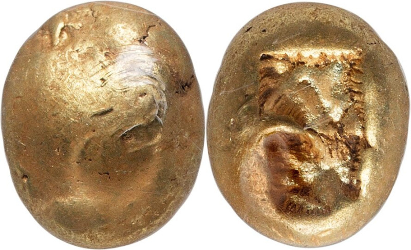 IONIA. Uncertain mint. Ca. 650-600 BC. EL sixth-stater or hecte (10mm, 2.35 gm)....