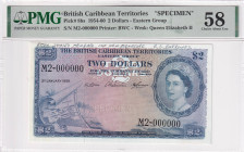 British Caribbean Territories, 2 Dollars, 1954/1960, AUNC, p8bs, SPECIMEN

Estimate: USD 750-1500