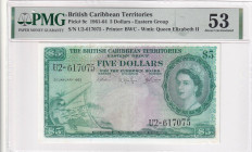 British Caribbean Territories, 5 Dollars, 1961/1964, AUNC, p9c

Estimate: USD 500-1000